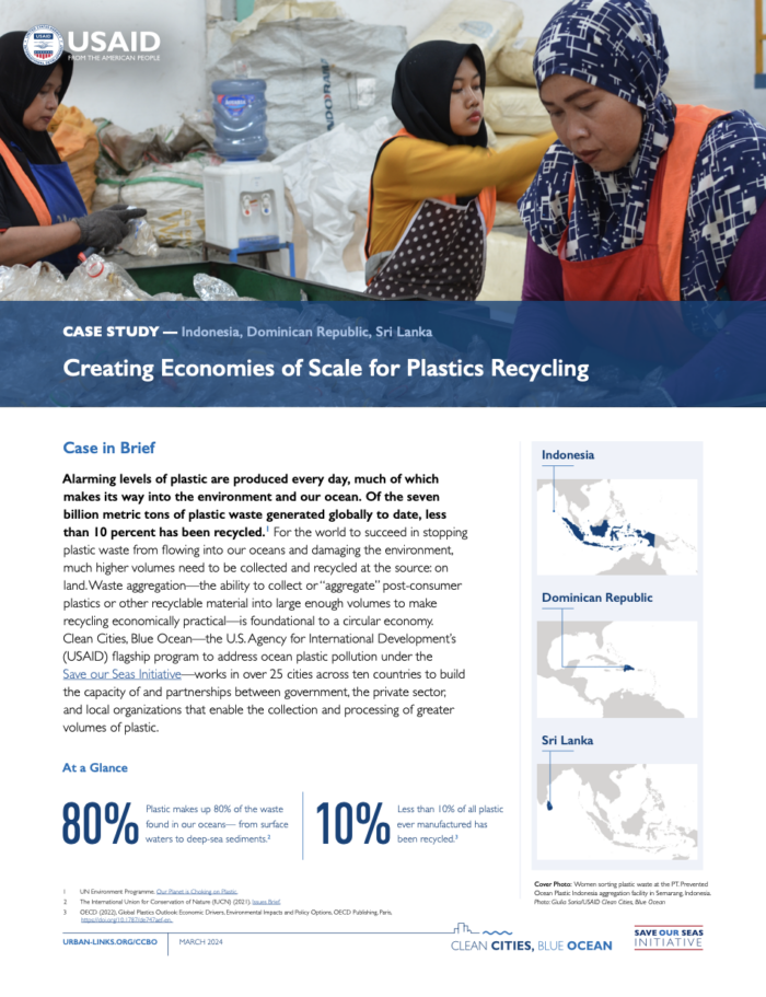 Plastics Recycling Economies of Scale cover image