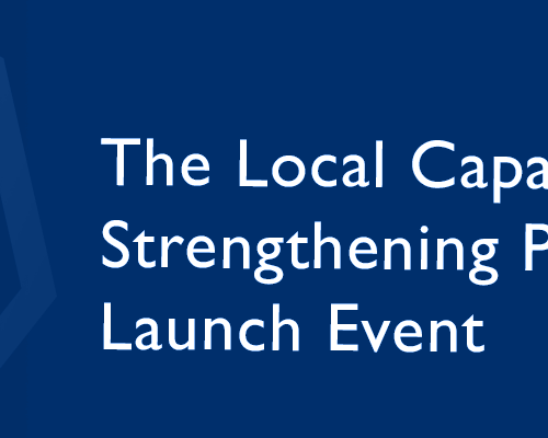 The Local Capacity Strengthening Policy Launch Event